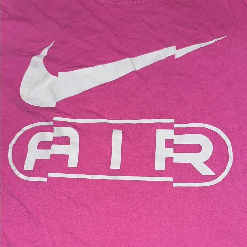Nike Air Pink Tee with White Logo